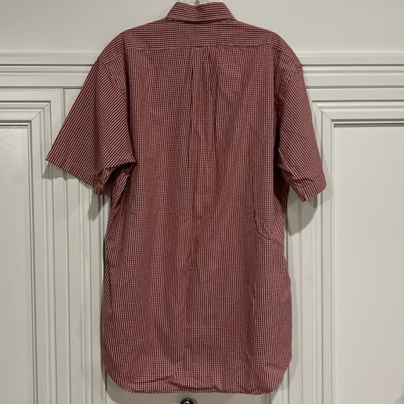 Ralph Lauren Blake Red checkered Short Sleeved Button Down Shirt Small - Picture 3 of 6